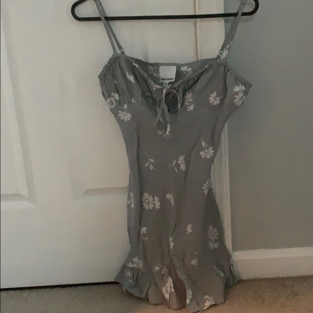 Spaghetti strapped mini dress